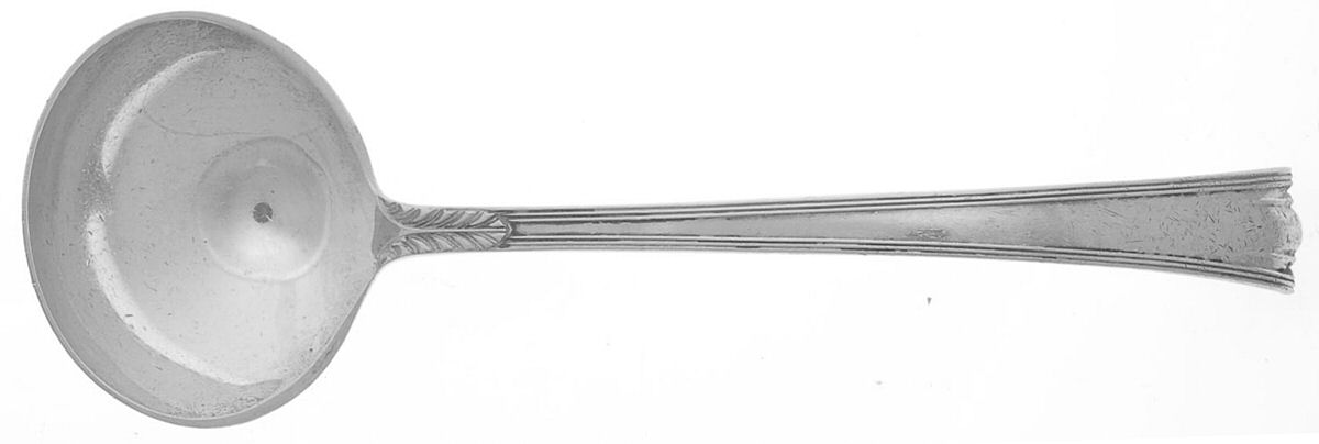 American Directoire (Sterling, 1931) Solid Gravy Ladle by Lunt Silver-1