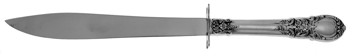 American Victorian (Sterling, 1941, No Monos) Small Steak Carving Knife with Stainless Blade by Lunt Silver-1