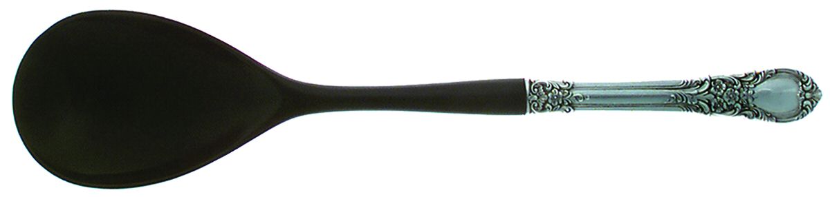 American Victorian (Sterling, 1941, No Monos) Salad Serving Spoon with Plastic Bowl by Lunt Silver-1