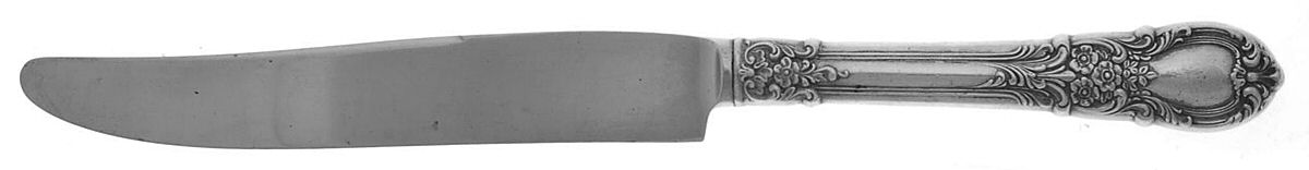 American Victorian (Sterling, 1941, No Monos) Knife-New French/Hollow by Lunt Silver-1