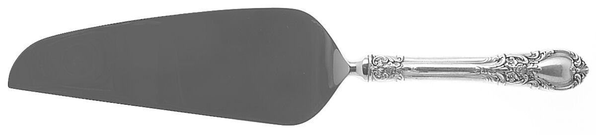 American Victorian (Sterling, 1941, No Monos) Pie & Cake Server with Stainless Blade by Lunt Silver-1