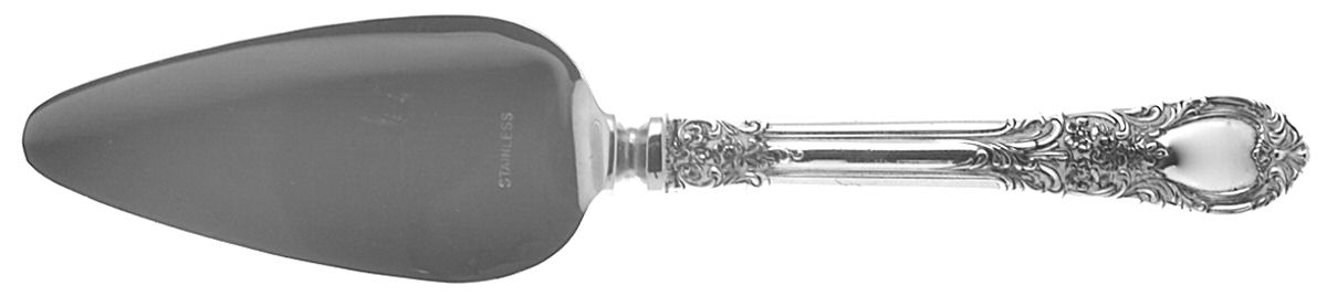 American Victorian (Sterling, 1941, No Monos) Cheese Server with Stainless Blade by Lunt Silver-1