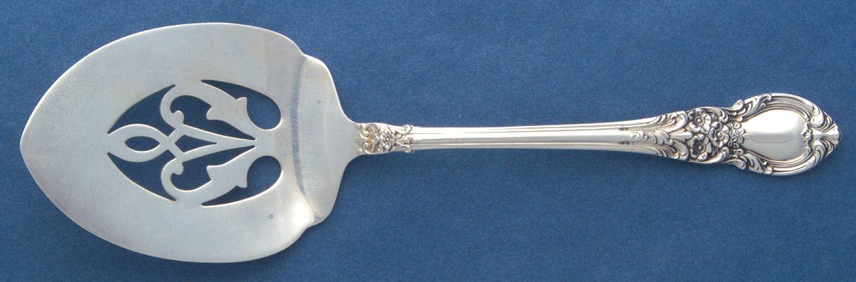 American Victorian (Sterling, 1941, No Monos) Tomato Server, Solid Piece by Lunt Silver-1