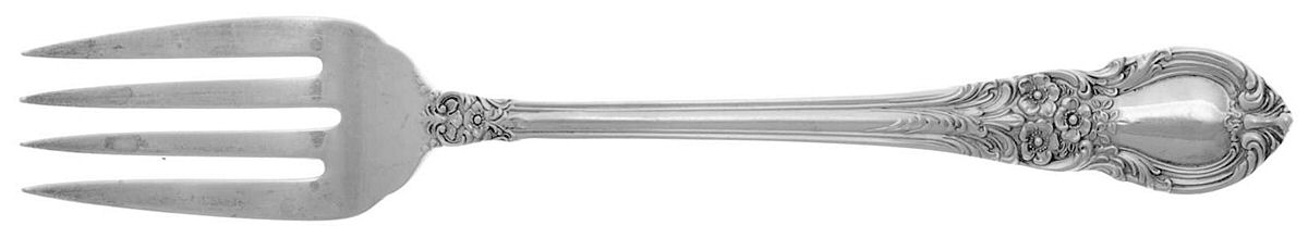 American Victorian (Sterling, 1941, No Monos) Large Individual Salad Fork by Lunt Silver-1