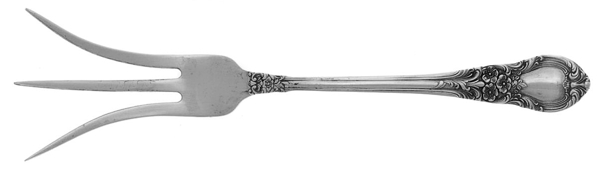 American Victorian (Sterling, 1941, No Monos) Lemon Fork by Lunt Silver-1