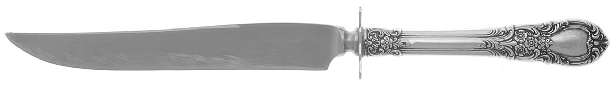 American Victorian (Sterling, 1941, No Monos) Small Steak Carving Knife with Stainless Blade by Lunt Silver-1