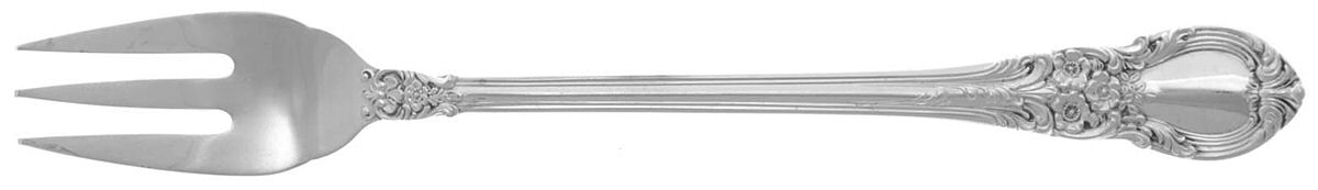 American Victorian (Sterling, 1941, No Monos) Cocktail/Seafood Fork by Lunt Silver-1