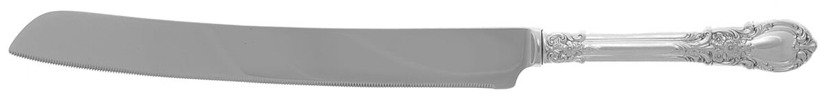 American Victorian (Sterling, 1941, No Monos) Cake Slicer with Stainless Blade by Lunt Silver-1