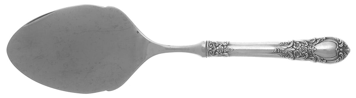American Victorian (Sterling, 1941, No Monos) Pastry Server with Stainless Blade by Lunt Silver-1