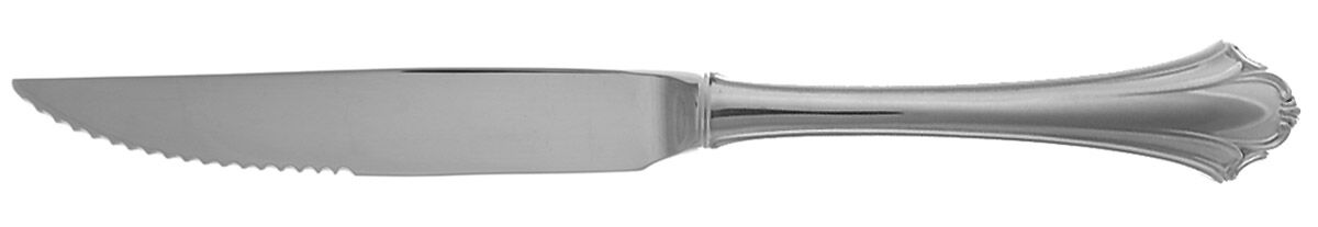 Bel Chateau (Sterling, 1983) Steak Knife Individual Hollow, Serrate HC by Lunt Silver-1
