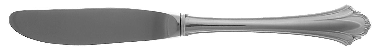 Bel Chateau (Sterling, 1983) Modern Hollow Butter Spreader (Stainless) by Lunt Silver-1