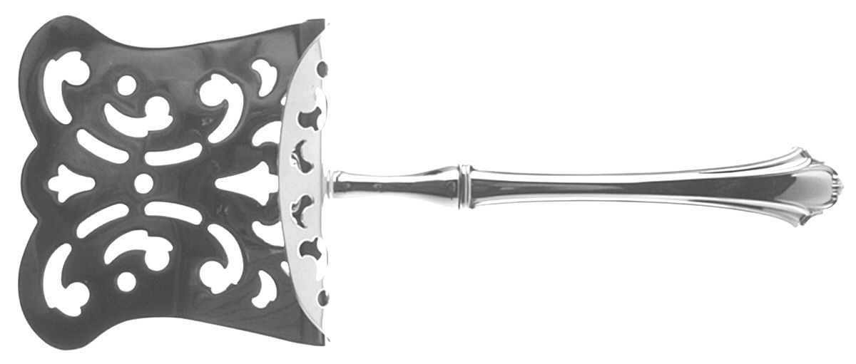 Bel Chateau (Sterling, 1983) Hollow Asparagus Server with Silverplate Hood by Lunt Silver-1