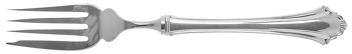 Bel Chateau (Sterling, 1983) Individual Hollow Fish Fork, Stainless Tines by Lunt Silver-1