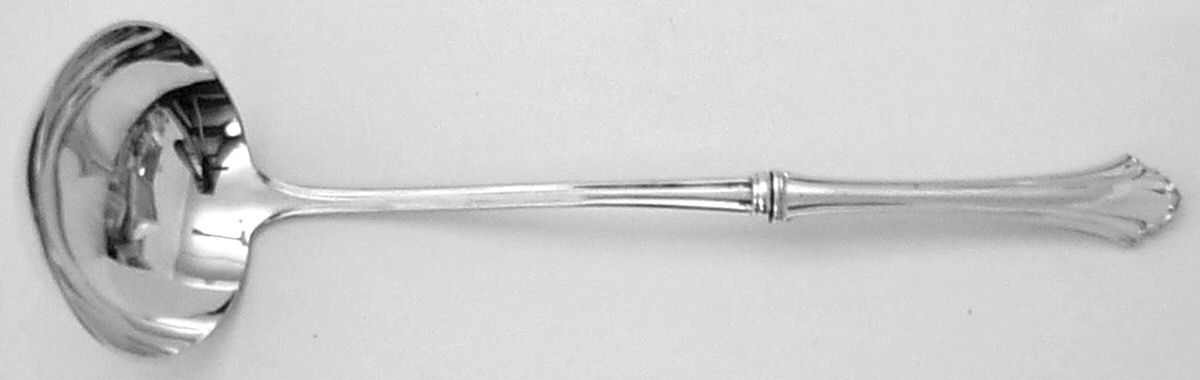 Bel Chateau (Sterling, 1983) Hollow Handle Soup Ladle with Solid Bowl by Lunt Silver-1