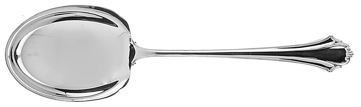 Bel Chateau (Sterling, 1983) Solid Salad Serving Spoon by Lunt Silver-1