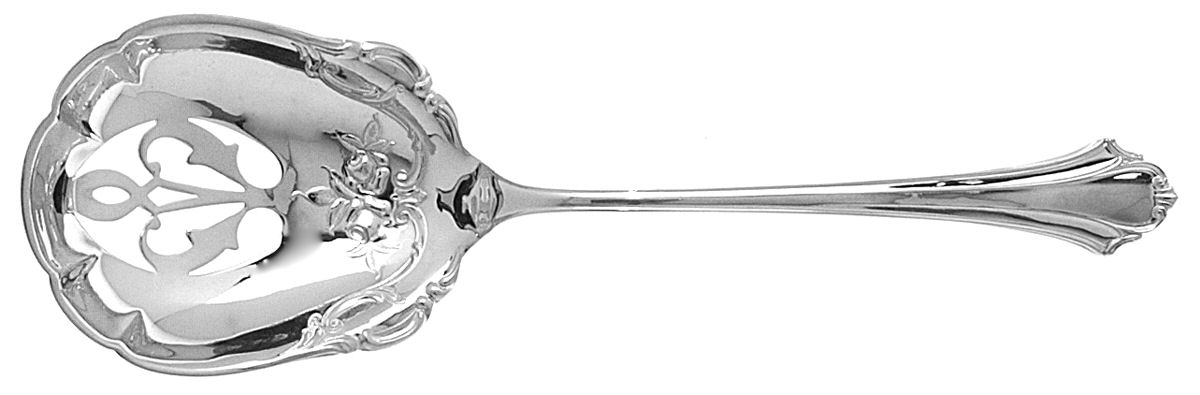 Bel Chateau (Sterling, 1983) Ice Serving Spoon Large by Lunt Silver-1