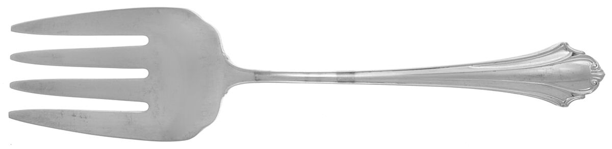 Bel Chateau (Sterling, 1983) Solid Salad Serving Fork by Lunt Silver-1