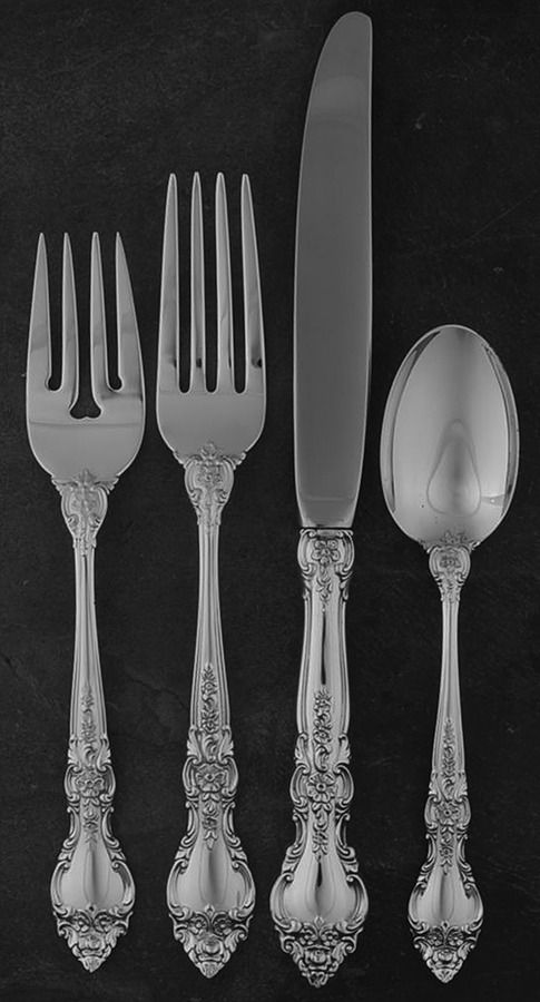 Belvedere (Sterling, 1972) 4 Piece Place Size Setting by Lunt Silver-1