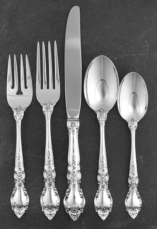 Belvedere (Sterling, 1972) 5 Piece Place Size Setting by Lunt Silver-1
