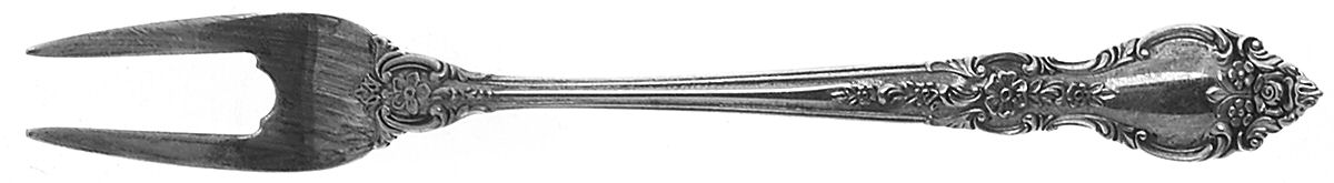 Belvedere (Sterling, 1972) Short Handle Pickle/Olive Fork by Lunt Silver-1