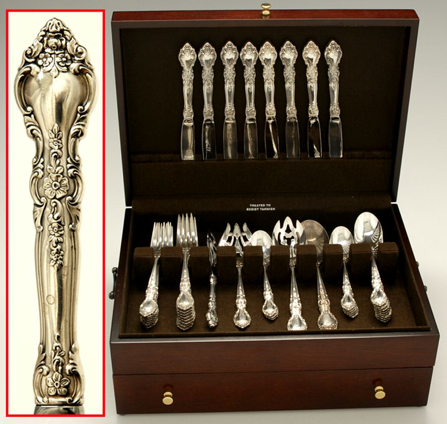 Belvedere (Sterling, 1972) 44 Piece Set by Lunt Silver-1