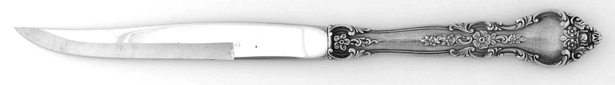 Belvedere (Sterling, 1972) Individual Steak Knife Hollow Handle by Lunt Silver-1