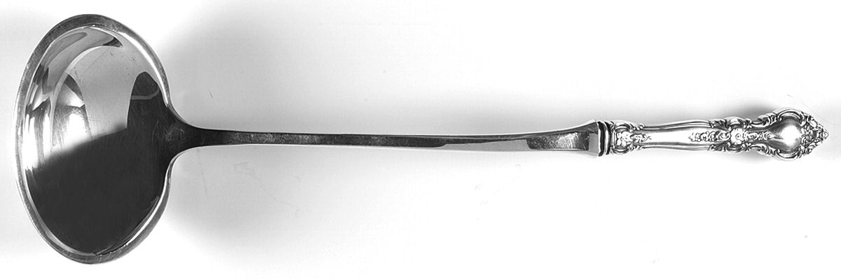 Belvedere (Sterling, 1972) Hollow Handle Soup Ladle with Solid Bowl by Lunt Silver-1