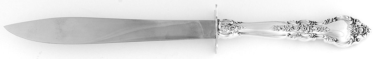 Belvedere (Sterling, 1972) Small Carving Knife W/Sterling Guard by Lunt Silver-1