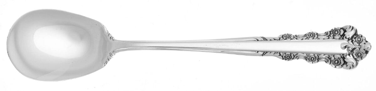 Belle Meade (Sterling, 1967) Egg Spoon Solid Individual HC by Lunt Silver-1