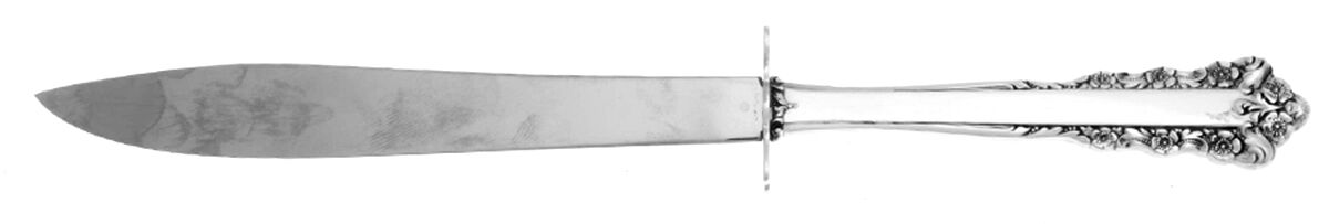 Belle Meade (Sterling, 1967) Small Carving Knife W/Sterling Guard by Lunt Silver-1