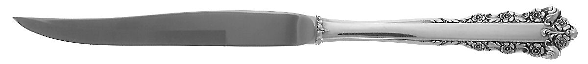 Belle Meade (Sterling, 1967) Individual Steak Knife Hollow Handle by Lunt Silver-1
