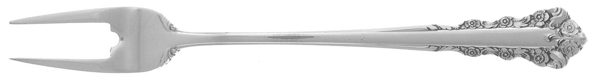 Belle Meade (Sterling, 1967) Short Handle Pickle/Olive Fork by Lunt Silver-1