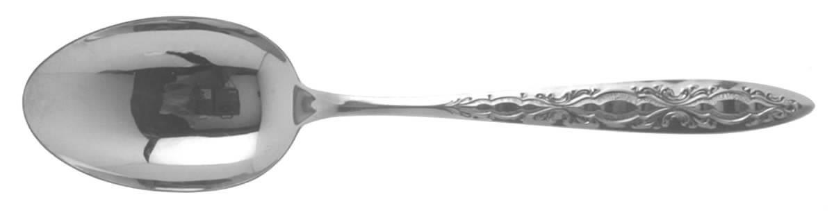 Bridal Lace (Sterling, 1973) Tablespoon (Serving Spoon) by Lunt Silver-1