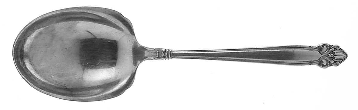 Canterbury Bell (Sterling, 1952) Solid Smooth Casserole Spoon by Lunt Silver-1