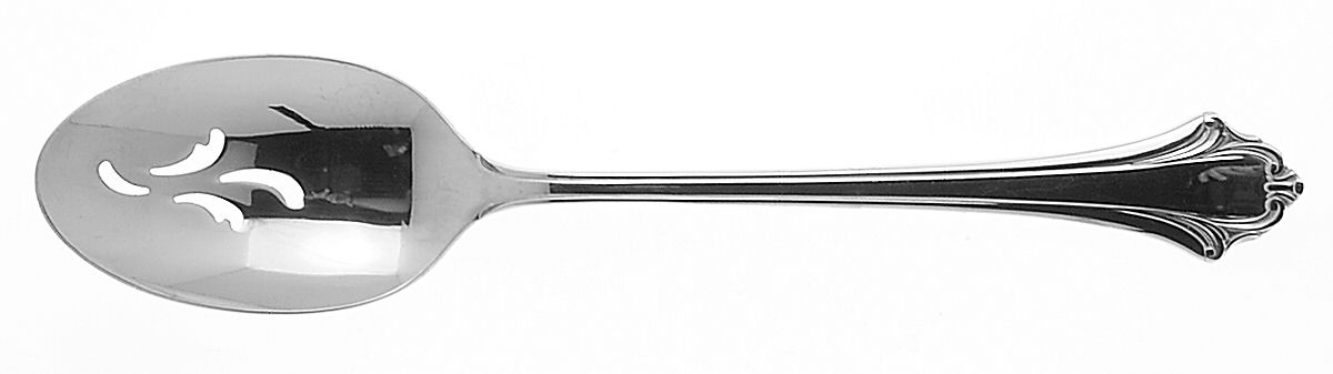 Cabernet (Stainless, 1984) Pierced Tablespoon (Serving Spoon) by Lunt Silver-1