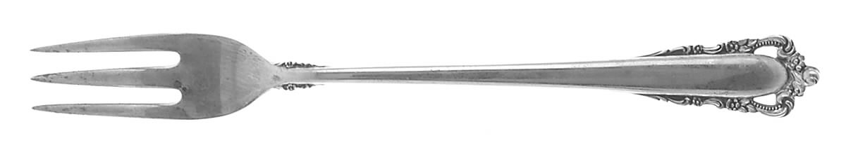 Carillon (Sterling, 1957) Cocktail/Seafood Fork by Lunt Silver-1