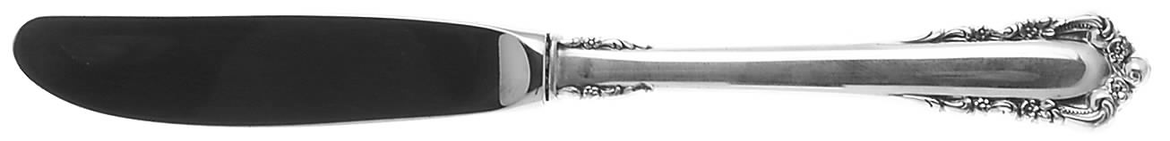 Carillon (Sterling, 1957) Modern Hollow Butter Spreader (Stainless) by Lunt Silver-1