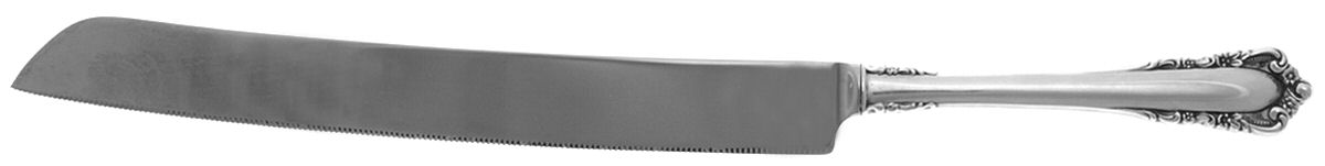 Carillon (Sterling, 1957) Wedding Cake Knife with Stainless Blade by Lunt Silver-1