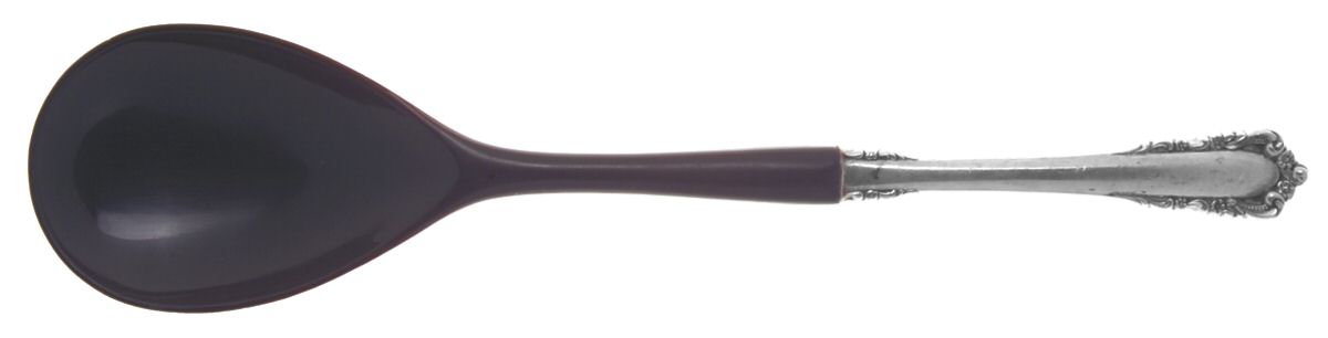 Carillon (Sterling, 1957) Salad Serving Spoon with Plastic Bowl by Lunt Silver-1