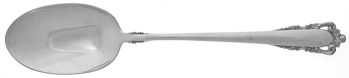 Carillon (Sterling, 1957) Tablespoon (Serving Spoon) by Lunt Silver-1