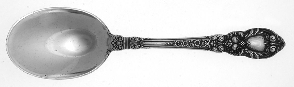 Charles II (Sterling, 1934, No Monograms) Preserve Spoon by Lunt Silver-1