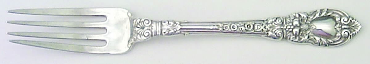 Charles II (Sterling, 1934, No Monograms) Fork by Lunt Silver-1
