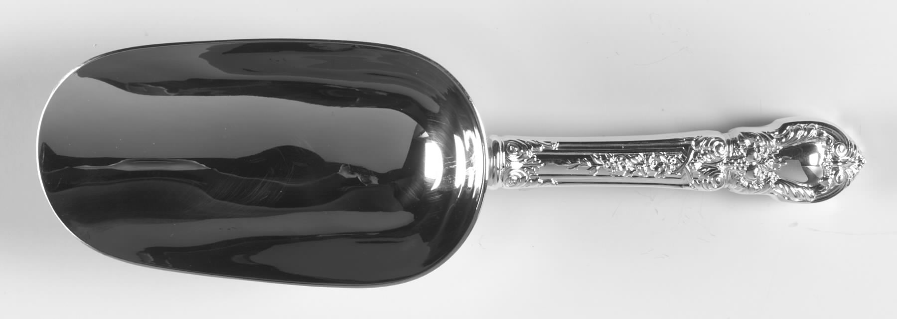 Charles II (Sterling, 1934, No Monograms) Ice Scoop with Stainless Bowl by Lunt Silver-1