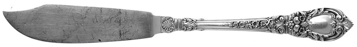Charles II (Sterling, 1934, No Monograms) Flat Handle Master Butter Knife by Lunt Silver-1
