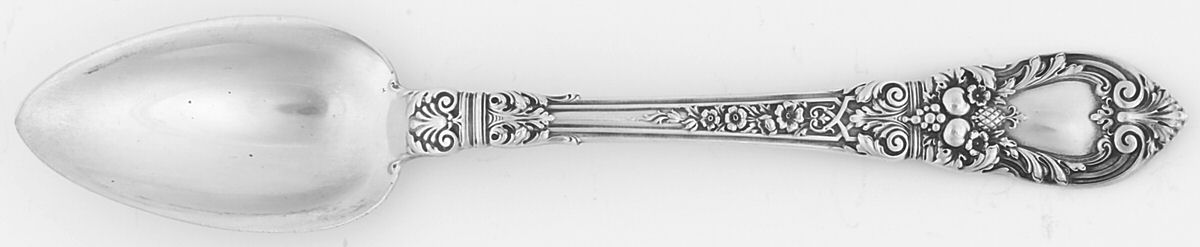 Charles II (Sterling, 1934, No Monograms) Fruit/Orange Spoon by Lunt Silver-1