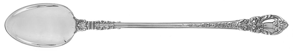 Charles II (Sterling, 1934, No Monograms) Iced Tea Spoon by Lunt Silver-1