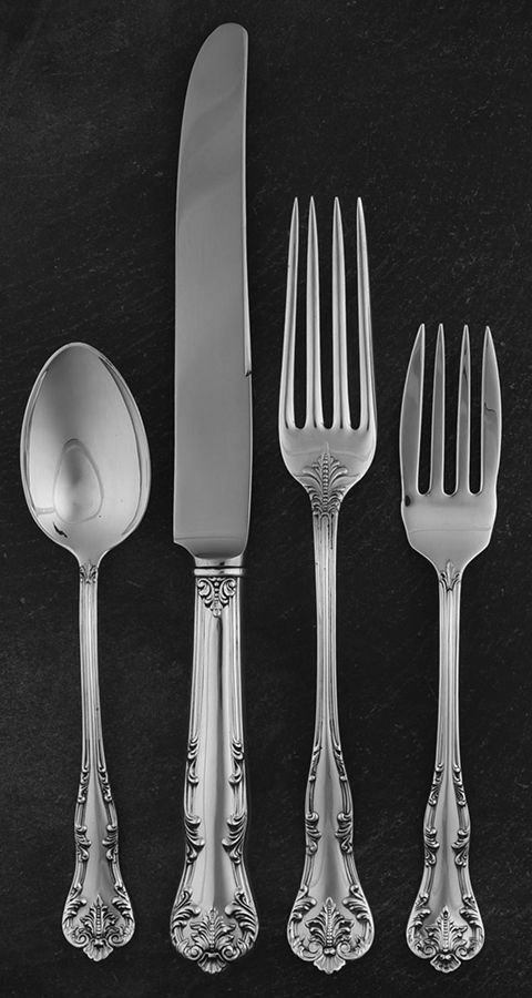 Chatelaine (Sterling, 1894) 4 Piece Place Size Setting by Lunt Silver-1