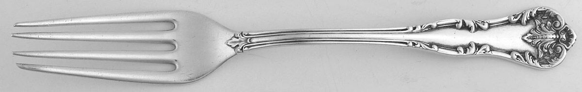 Chatelaine (Sterling, 1894) Solid Youth Tea Fork by Lunt Silver-1