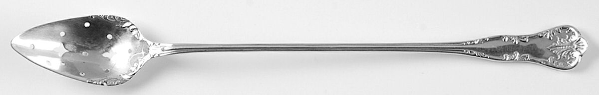 Chatelaine (Sterling, 1894) Pierced Bowl Long Handle Olive Spoon by Lunt Silver-1
