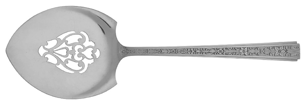 Chased Classic (Sterling, 1936) Tomato Server, Solid Piece by Lunt Silver-1